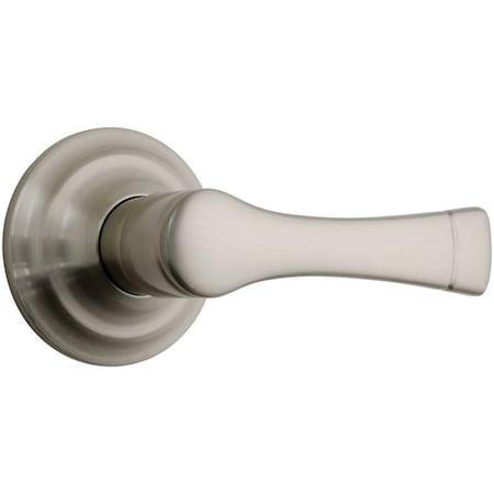 Brinks Commercial Brinks Push Pull Rotate Harper Satin Nickel Passage Lever KW1 1.75 in. 23051-119
